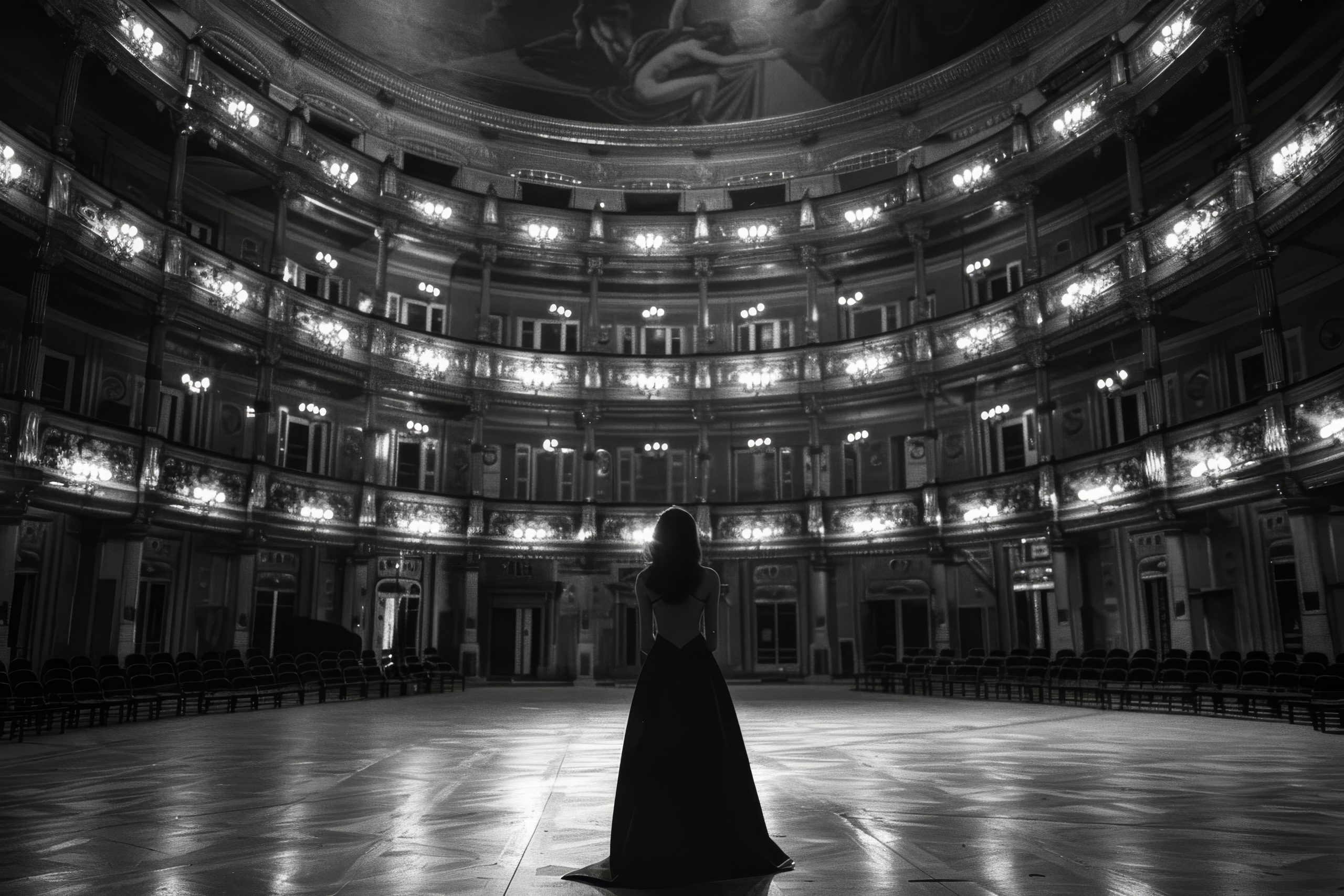 black white image sad woman scaled