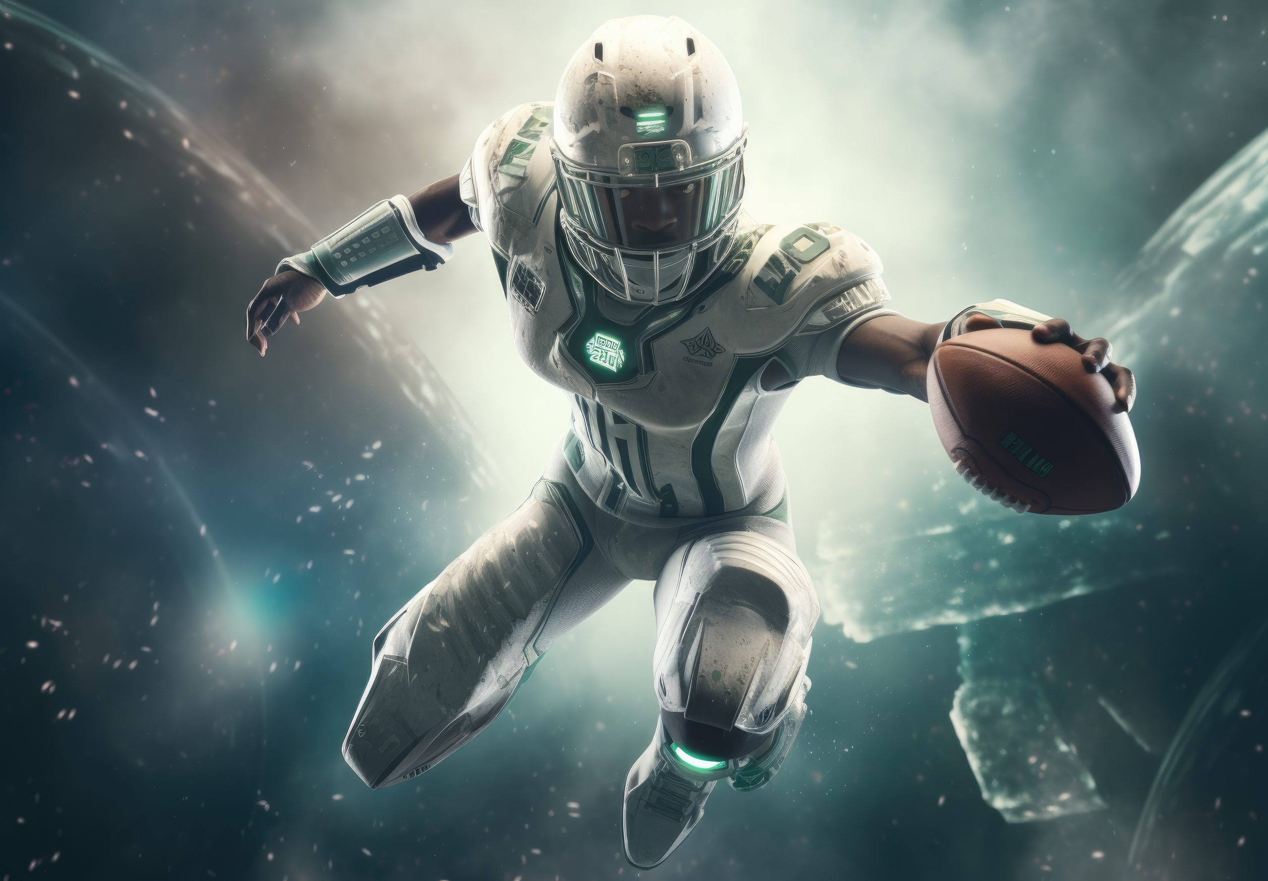 futuristic football game player scaled