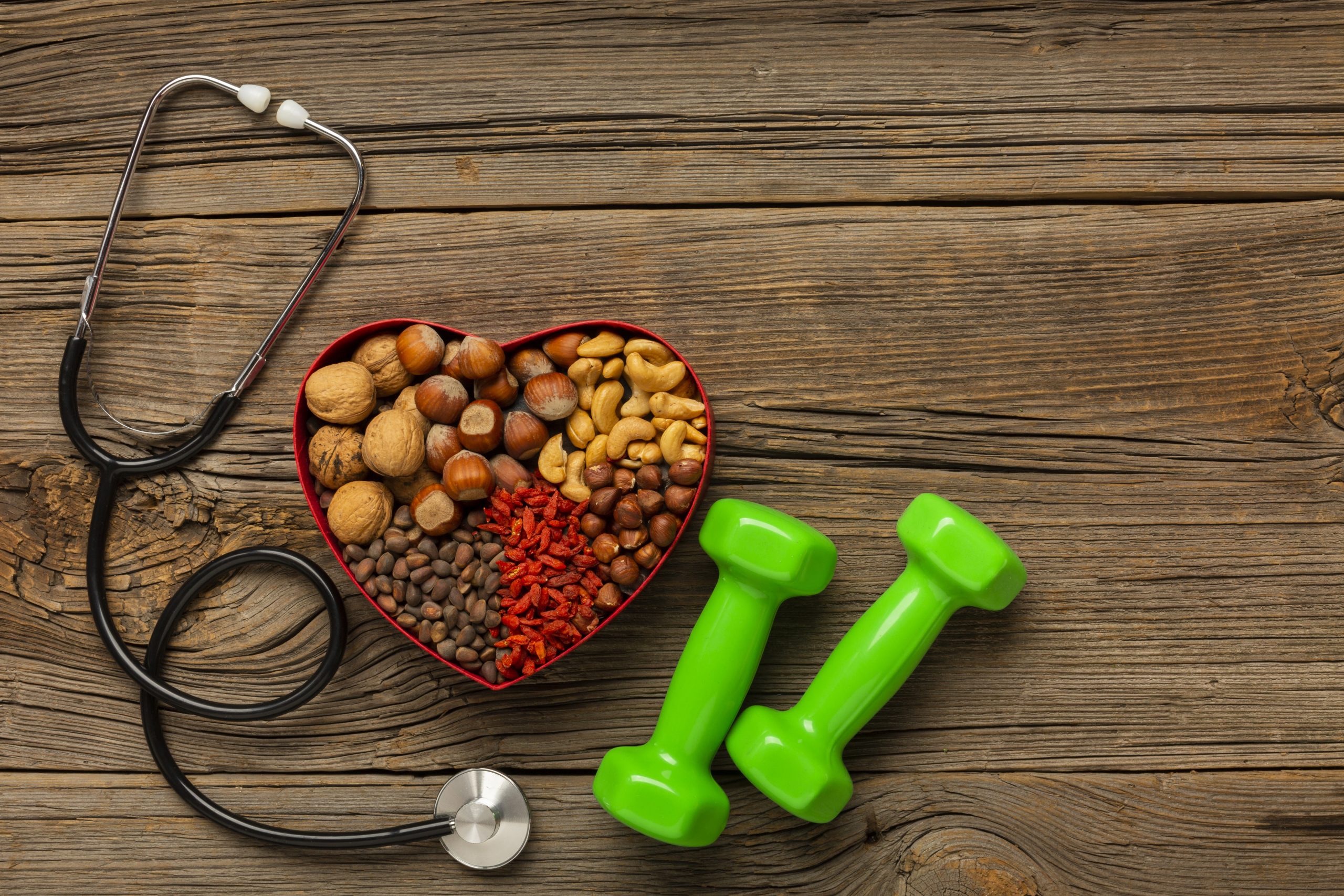 box nuts spices wood table scaled